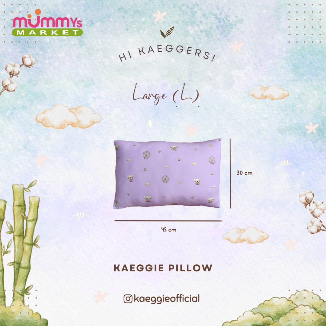 Kaeggie Organic Bamboo Pillow L - 30x45cm (Assorted Design)